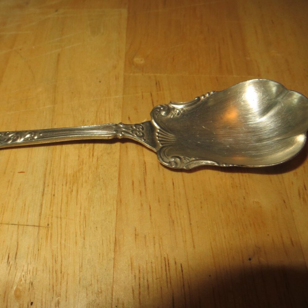 William Rogers and Sons Silverplate Berry Serving Spoon, 1960